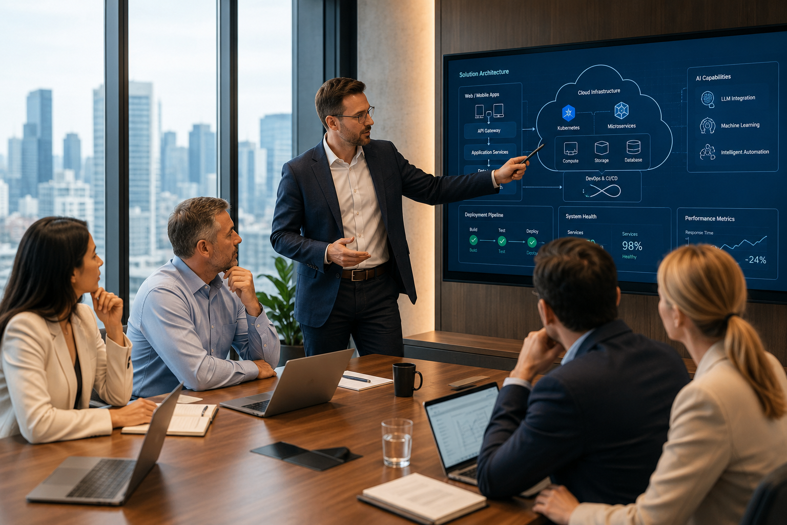 AgileEngine ChatGPT ad — Software Development Partner Built for Enterprise
