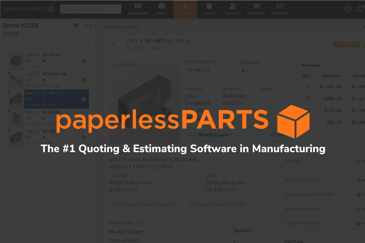 Paperless Parts ChatGPT ad — Manufacturing-Aware AI