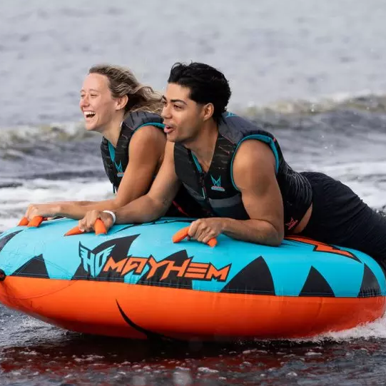 SCHEELS ChatGPT ad — 1 & 2-Person Towable Tubes