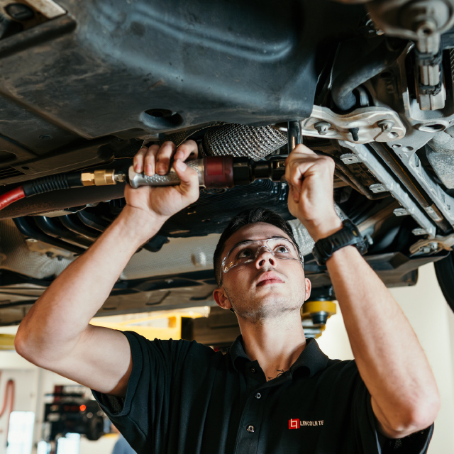 Lincoln Tech Institute ChatGPT ad — Auto Career Training