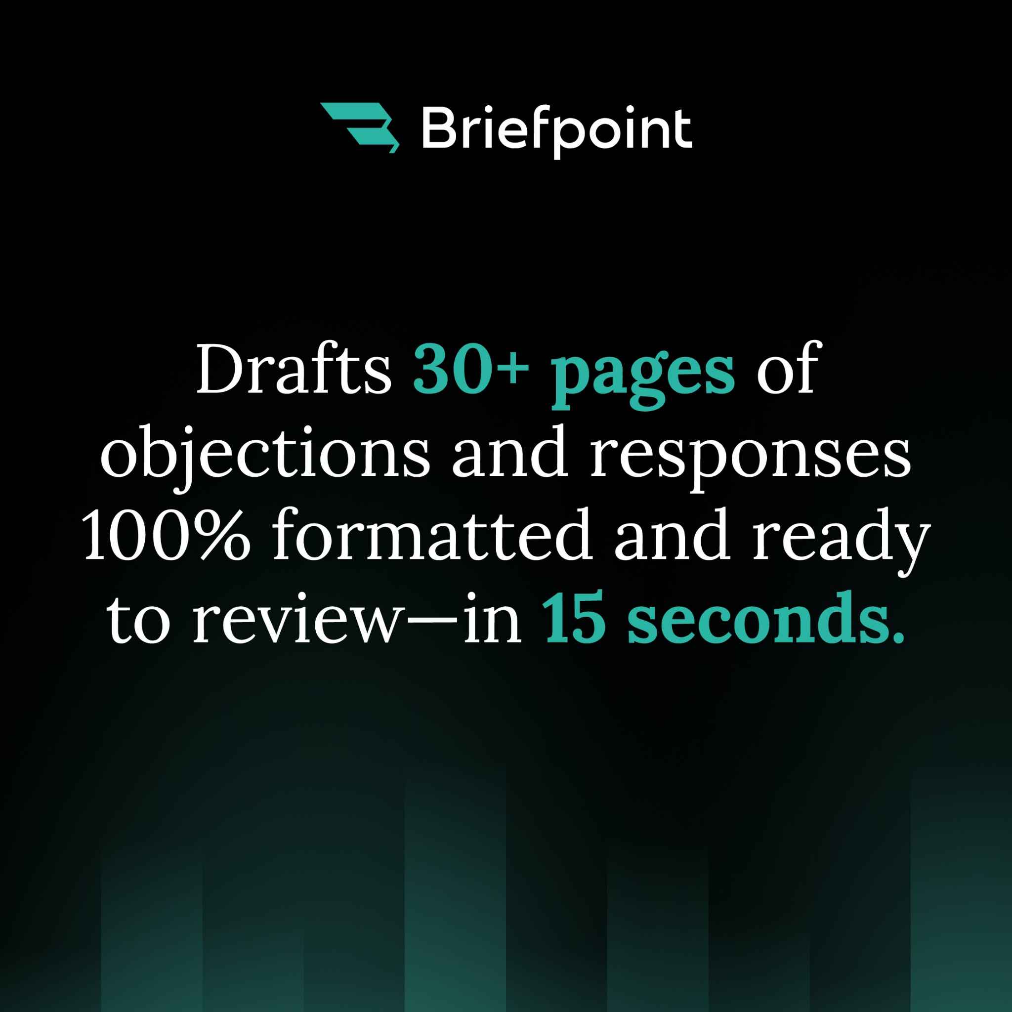 The Simple Associate, Inc., dba Briefpoint ChatGPT ad — Hassle-Free Discovery in Enterprise & Fintech