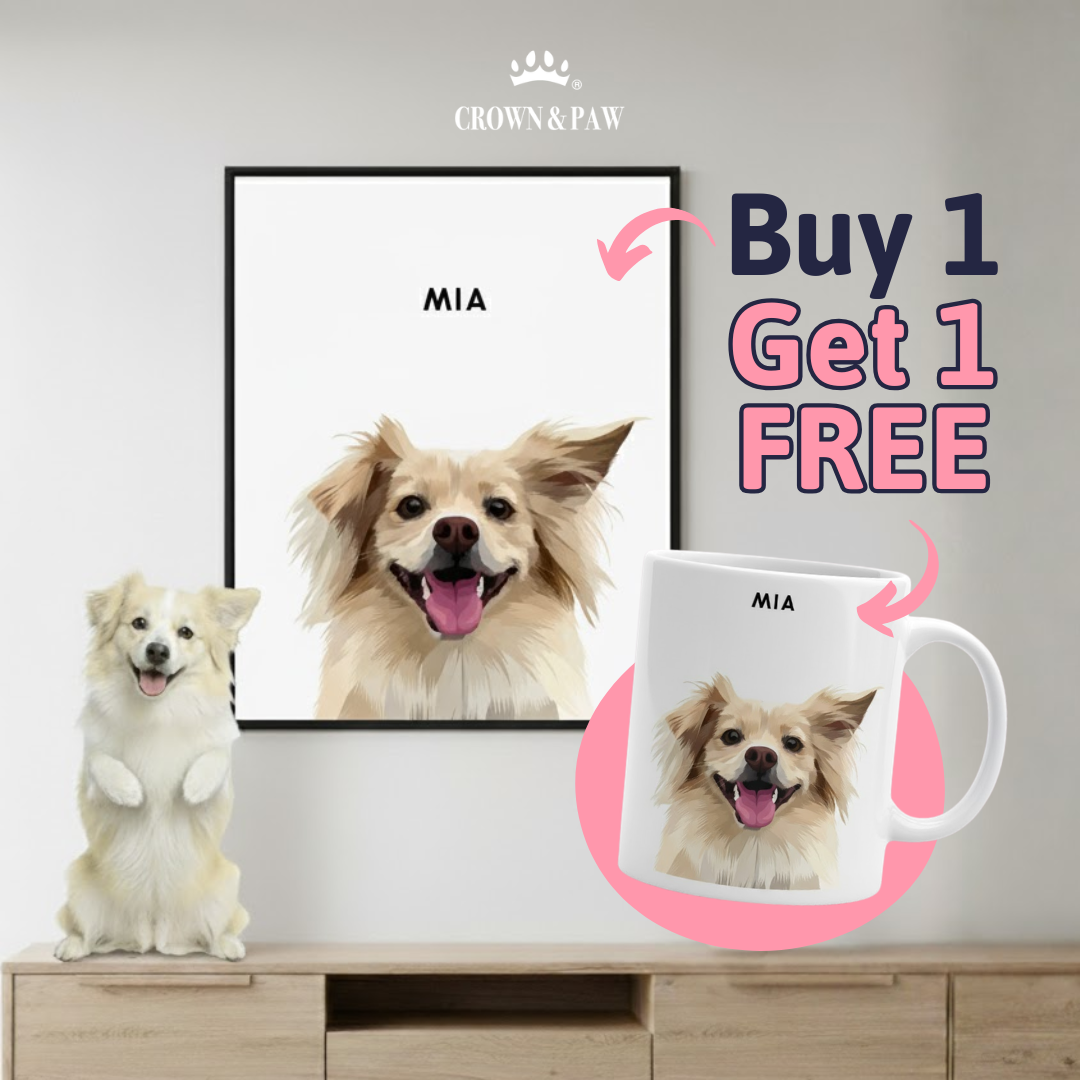 Crown and Paw ChatGPT ad — Gift Their Pet As Custom Art
