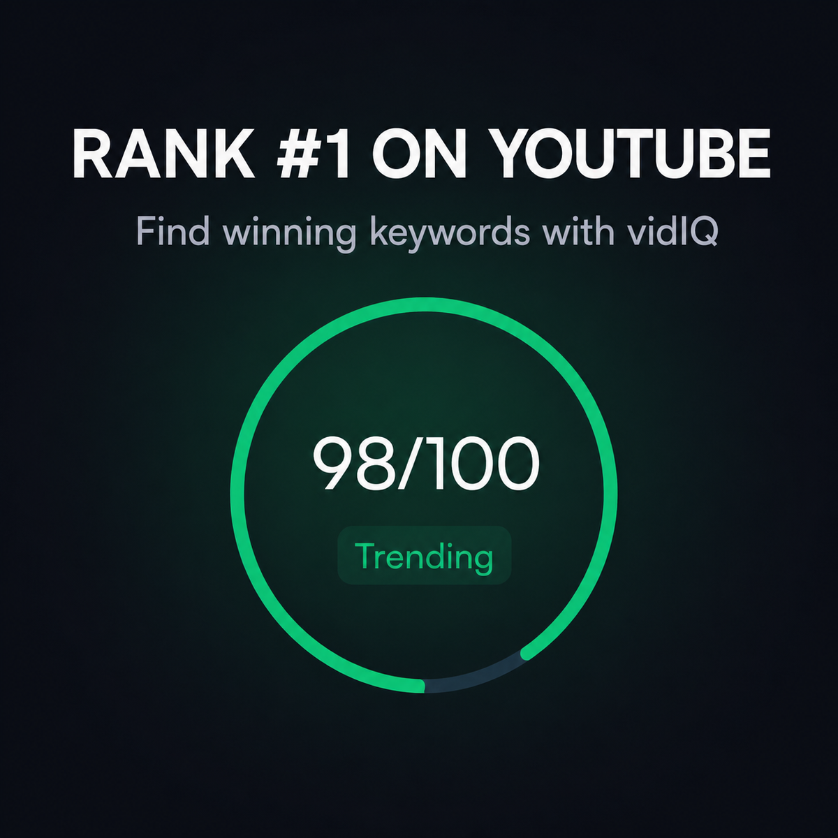 vidIQ ChatGPT ad — Free YouTube Keyword Tool