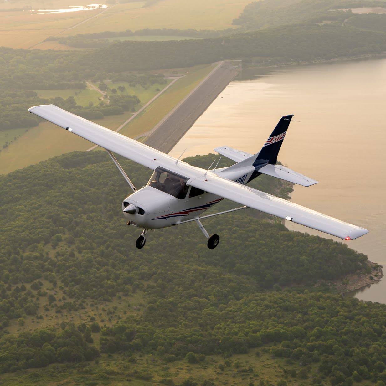 ATP Flight School ChatGPT ad — Take Your First Flight Today