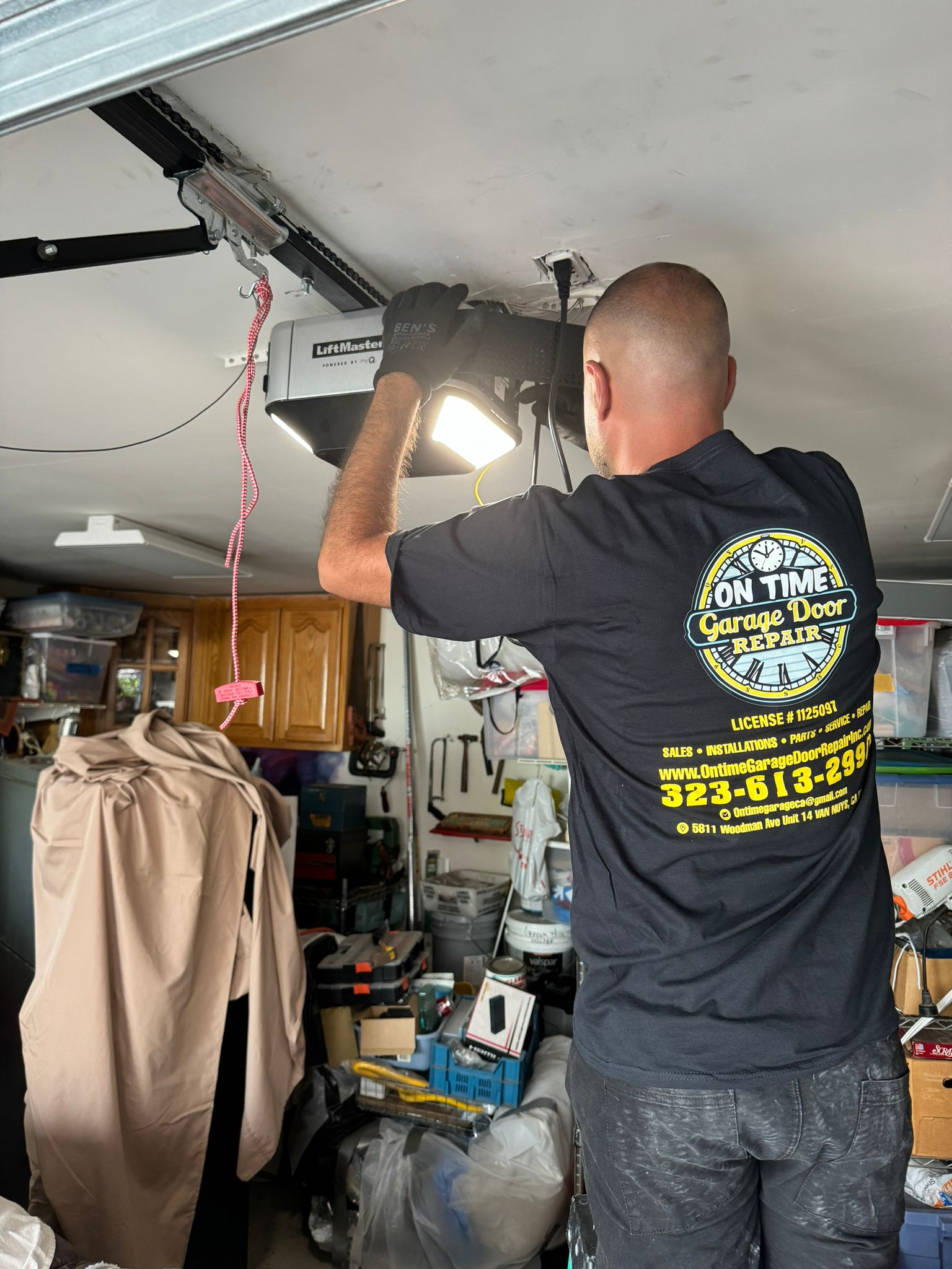 On Time Garage Door Repair ChatGPT ad — Same-Day Garage Door Repair ⭐⭐⭐⭐⭐