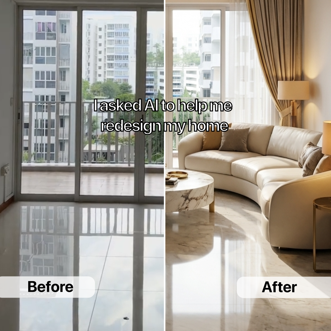 Blackwood Solutions ChatGPT ad — Living Room Remodel & Interior Design AI
