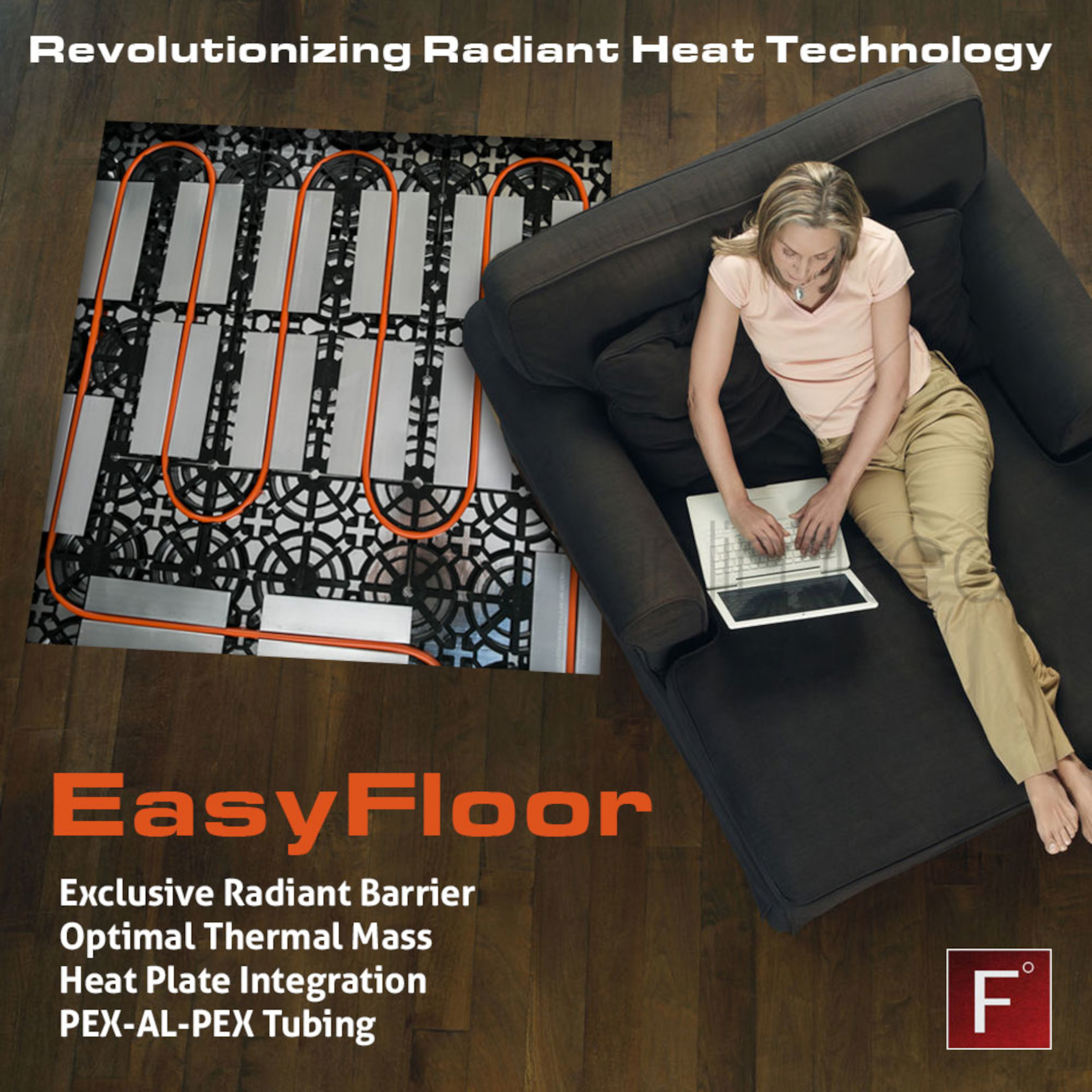 FloorHeat LLC ChatGPT ad — Easy Install Professional Radiant Floor System