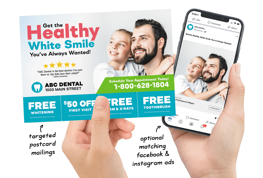 PostcardMania ChatGPT ad — 1000 Free Postcards: Get More Customers in Birthday Party Character & Children's Entertainment Services